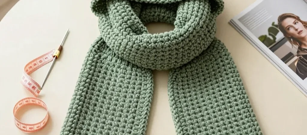 Getting the Hood Fit Right on a Crochet Scarf