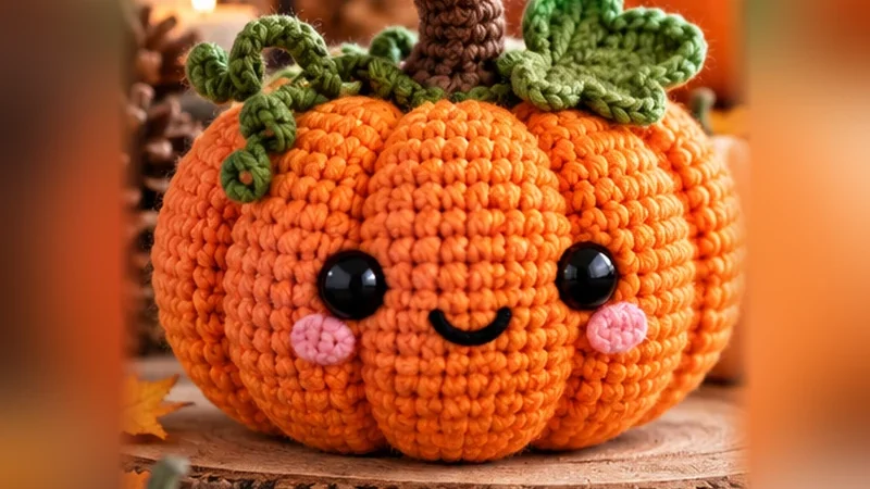 Halloween Pumpkin Crochet Pattern + Easy Mini Pumpkin